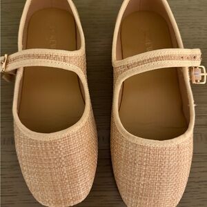 J. Crew Kids Beige Mary Jane Dress Shoes
